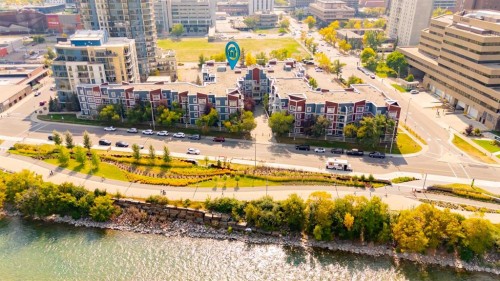 343-333 Riverfront Avenue Se, Calgary, AB - Outdoor With Body Of Water With View