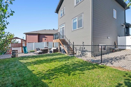 1071 Stevens Place, Crossfield, AB - Outdoor With Deck Patio Veranda With Exterior