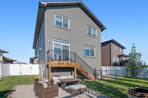 1071 Stevens Place, Crossfield, AB - Outdoor With Deck Patio Veranda