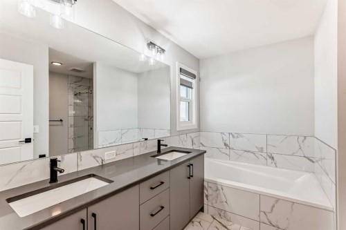 69 Amblehurst Way Nw, Calgary, AB - Indoor Photo Showing Bathroom