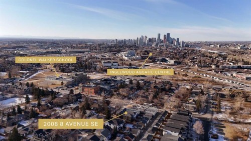 2008 8 Avenue Se, Calgary, AB - Outdoor With View