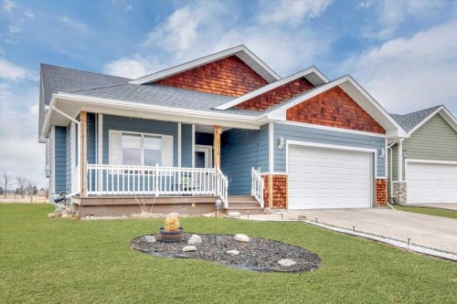 218 Allan Crescent, Vulcan, AB - Outdoor With Deck Patio Veranda With Facade