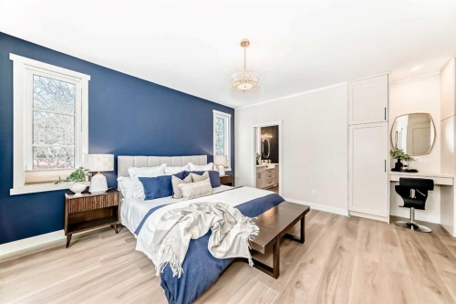 1 Spruce Bank Crescent Sw, Calgary, AB - Indoor Photo Showing Bedroom