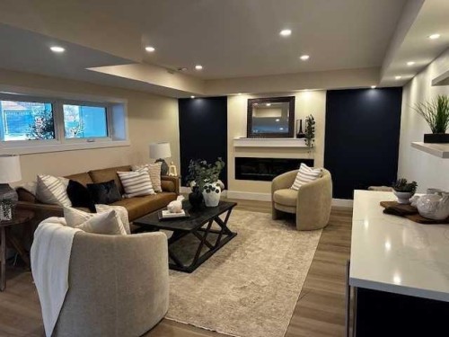 1 Spruce Bank Crescent Sw, Calgary, AB - Indoor With Fireplace