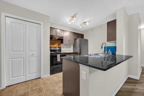 207-5 Saddlestone Way Ne, Calgary, AB - Indoor Photo Showing Kitchen