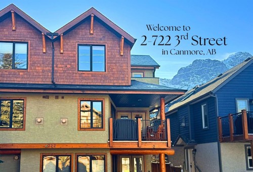 2-722 3Rd Street, Canmore, AB - Outdoor