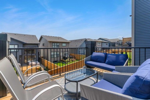 172 Precedence Hill, Cochrane, AB - Outdoor With Deck Patio Veranda With Exterior