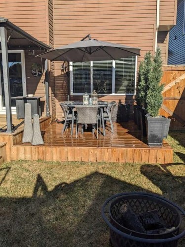 719 Hampton Hills Drive Ne, High River, AB - Outdoor With Deck Patio Veranda