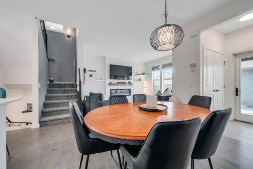 19 Marquis Gardens Se, Calgary, AB - Indoor Photo Showing Dining Room