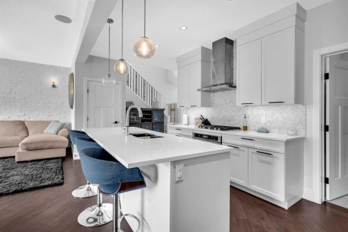 106 Cornerstone Circle Ne, Calgary, AB - Indoor Photo Showing Kitchen With Upgraded Kitchen