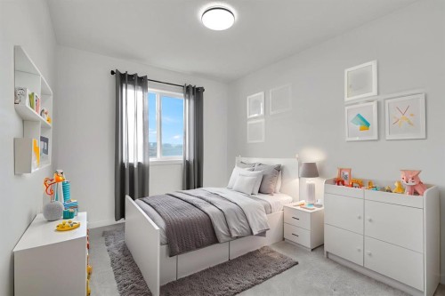 179 Willow Place, Cochrane, AB - Indoor Photo Showing Bedroom