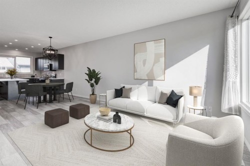 362 Wolf Creek Manor Se, Calgary, AB - Indoor Photo Showing Living Room