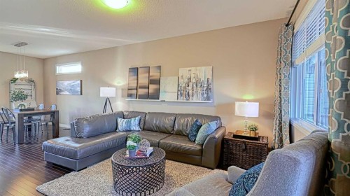 12 Legacy Gate Se, Calgary, AB - Indoor Photo Showing Living Room