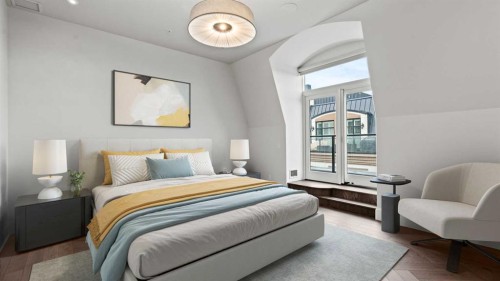 502-221 Quarry Way Se, Calgary, AB - Indoor Photo Showing Bedroom