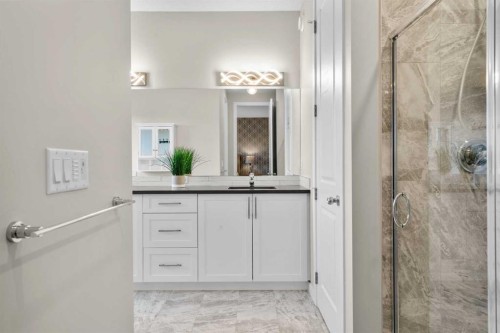 29 Magnolia Manor Se, Calgary, AB - Indoor Photo Showing Bathroom