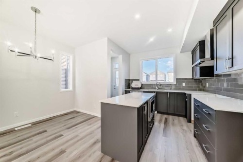 1937 Cornerstone Boulevard Ne, Calgary, AB - Indoor Photo Showing Kitchen With Upgraded Kitchen