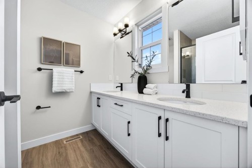 355 Fireside Drive Nw, Cochrane, AB - Indoor Photo Showing Bathroom