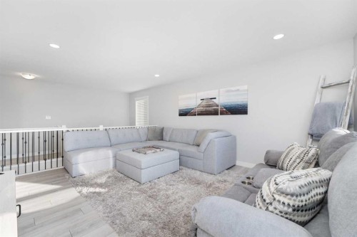 141 Boulder Creek Place, Langdon, AB - Indoor Photo Showing Living Room