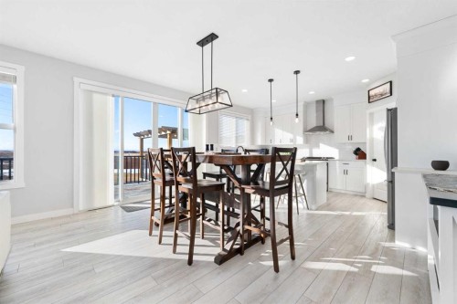141 Boulder Creek Place, Langdon, AB - Indoor Photo Showing Dining Room