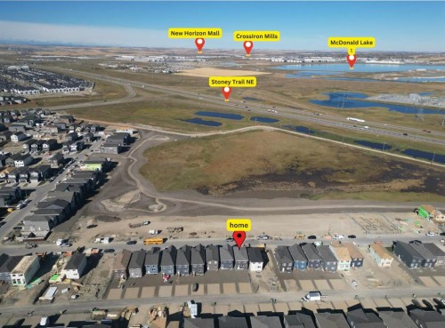78 Corner Glen Grove Ne, Calgary, AB - Outdoor With View