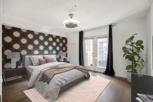 206-630 10 Street Nw, Calgary, AB - Indoor Photo Showing Bedroom