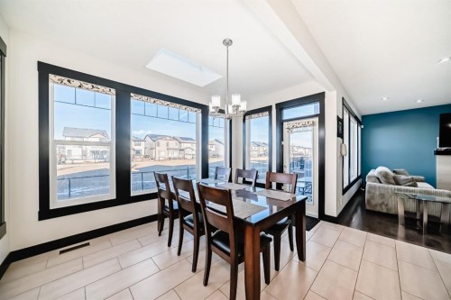 16 Skyview Shores Gardens Ne, Calgary, AB - Indoor Photo Showing Dining Room