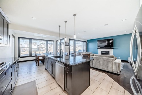 16 Skyview Shores Gardens Ne, Calgary, AB - Indoor Photo Showing Kitchen With Upgraded Kitchen