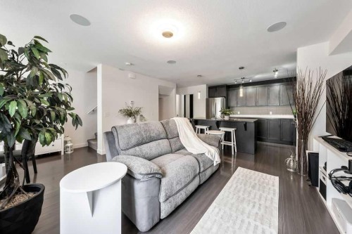 308 Redstone View, Calgary, AB - Indoor Photo Showing Living Room