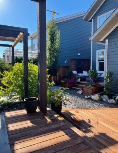 159 Riviera View, Cochrane, AB - Outdoor With Deck Patio Veranda