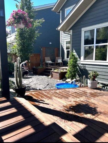 159 Riviera View, Cochrane, AB - Outdoor With Deck Patio Veranda