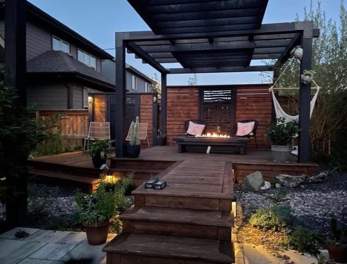 159 Riviera View, Cochrane, AB - Outdoor With Deck Patio Veranda