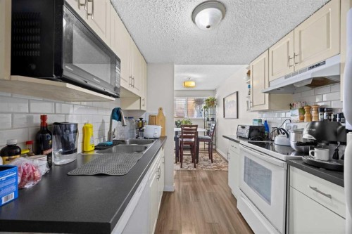 11254 6 Street Sw, Calgary, AB - Indoor Photo Showing Kitchen With Double Sink