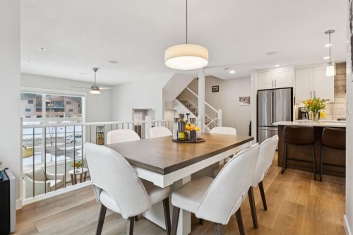 1348 Three Sisters Parkway, Canmore, AB - Indoor Photo Showing Dining Room