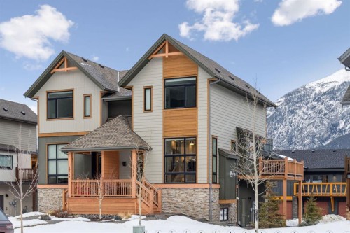1348 Three Sisters Parkway, Canmore, AB - Outdoor With Deck Patio Veranda With Facade
