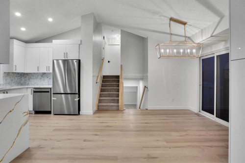 96 Covington Road Ne, Calgary, AB - Indoor Photo Showing Kitchen With Upgraded Kitchen