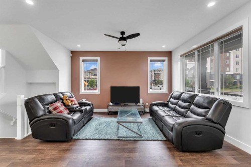 111 Cityside Road Ne, Calgary, AB - Indoor Photo Showing Living Room