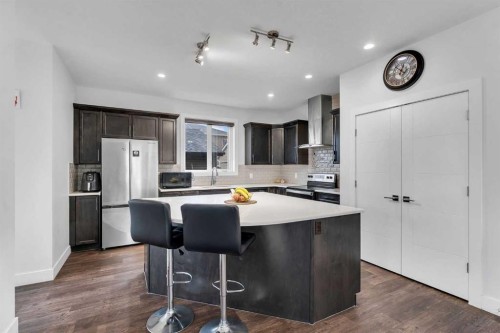 111 Cityside Road Ne, Calgary, AB - Indoor Photo Showing Kitchen With Upgraded Kitchen