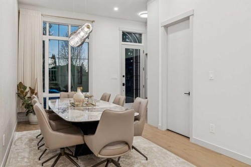 1330 8 Avenue Se, Calgary, AB - Indoor Photo Showing Dining Room
