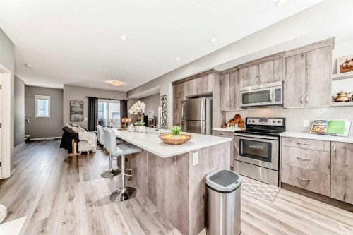 309 Nolanlake Villas Nw, Calgary, AB - Indoor Photo Showing Kitchen With Upgraded Kitchen