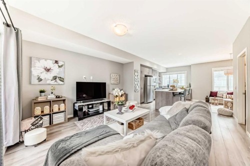 309 Nolanlake Villas Nw, Calgary, AB - Indoor Photo Showing Living Room