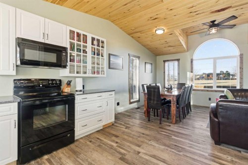 619 Lakeside Drive, Rural Vulcan County, AB - Indoor With Fireplace