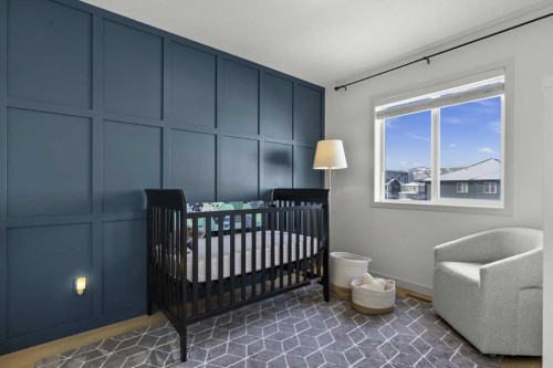 59 Wolf Hollow Way Se, Calgary, AB - Indoor Photo Showing Bedroom