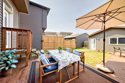 59 Wolf Hollow Way Se, Calgary, AB - Outdoor With Deck Patio Veranda With Exterior