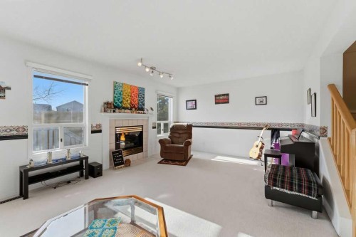 603 Citadel Terrace Nw, Calgary, AB - Indoor With Fireplace