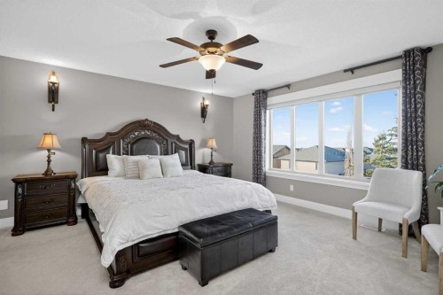 72 Rockcliff Grove Nw, Calgary, AB - Indoor Photo Showing Bedroom