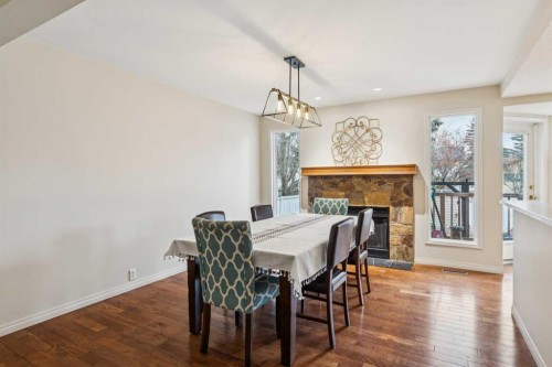 124 Woodmark Crescent Sw, Calgary, AB - Indoor Photo Showing Dining Room
