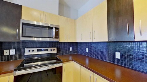 121-69 Springborough Court Sw, Calgary, AB - Indoor Photo Showing Kitchen