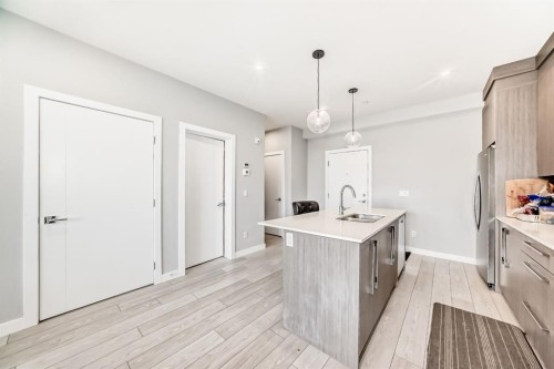 3307-60 Skyview Ranch Road Ne, Calgary, AB - Indoor Photo Showing Kitchen With Upgraded Kitchen