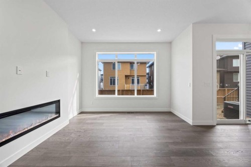 108 Waterford Way, Chestermere, AB - Indoor With Fireplace