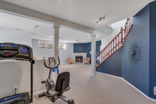 78 Mckenzie Lake Place Se, Calgary, AB - Indoor Photo Showing Gym Room